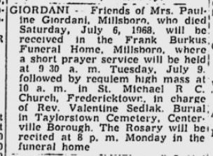 funeral notice